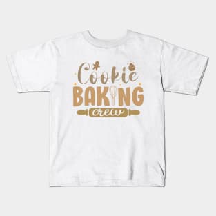 Cookie Baking Crew Funny Christmas Holiday Cookies Gift Kids T-Shirt